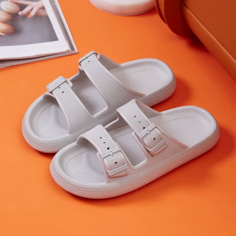 ElevateStep™ Platform Buckle Sandals – Summer Comfort & Style