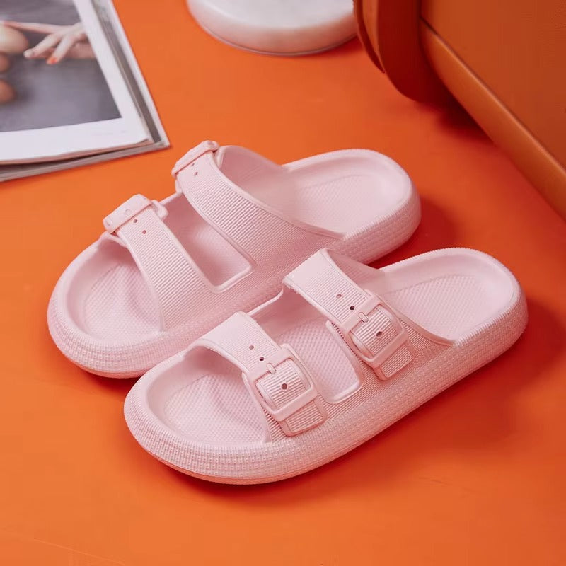 ElevateStep™ Platform Buckle Sandals – Summer Comfort & Style