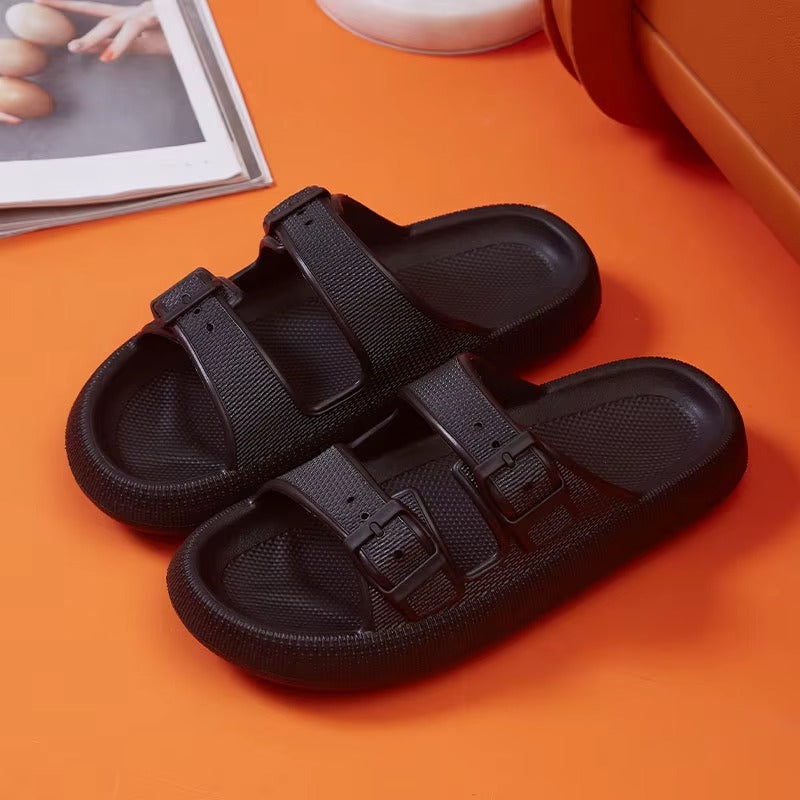 ElevateStep™ Platform Buckle Sandals – Summer Comfort & Style
