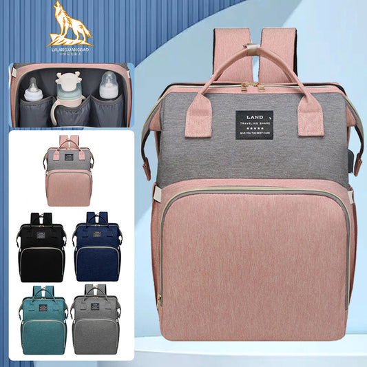 Multi-Pocket Mummy Diaper Backpack