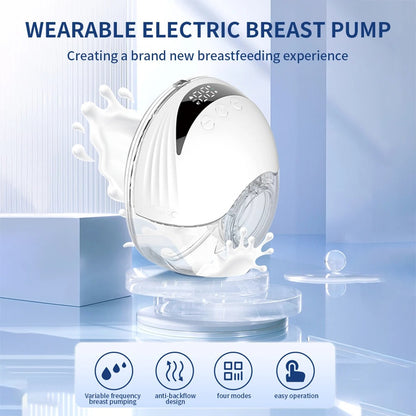Hands free wearable breast pump