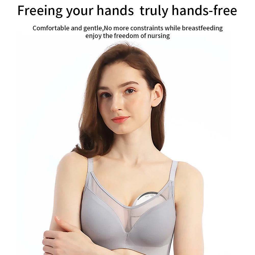 Hands free wearable breast pump