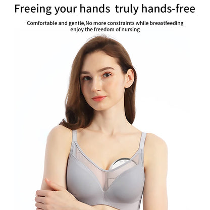 Hands free wearable breast pump