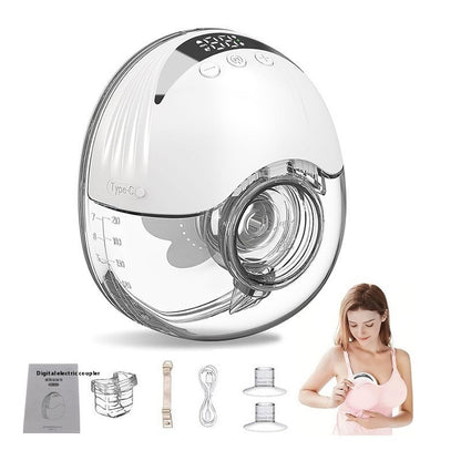 Hands free wearable breast pump