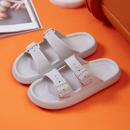 ElevateStep™ Platform Buckle Sandals – Summer Comfort & Style