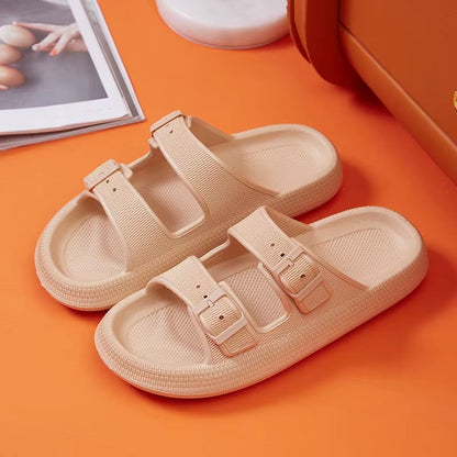 ElevateStep™ Platform Buckle Sandals – Summer Comfort & Style
