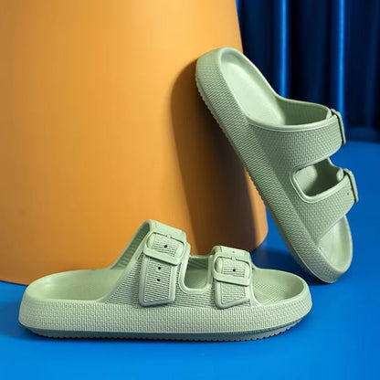 ElevateStep™ Platform Buckle Sandals – Summer Comfort & Style